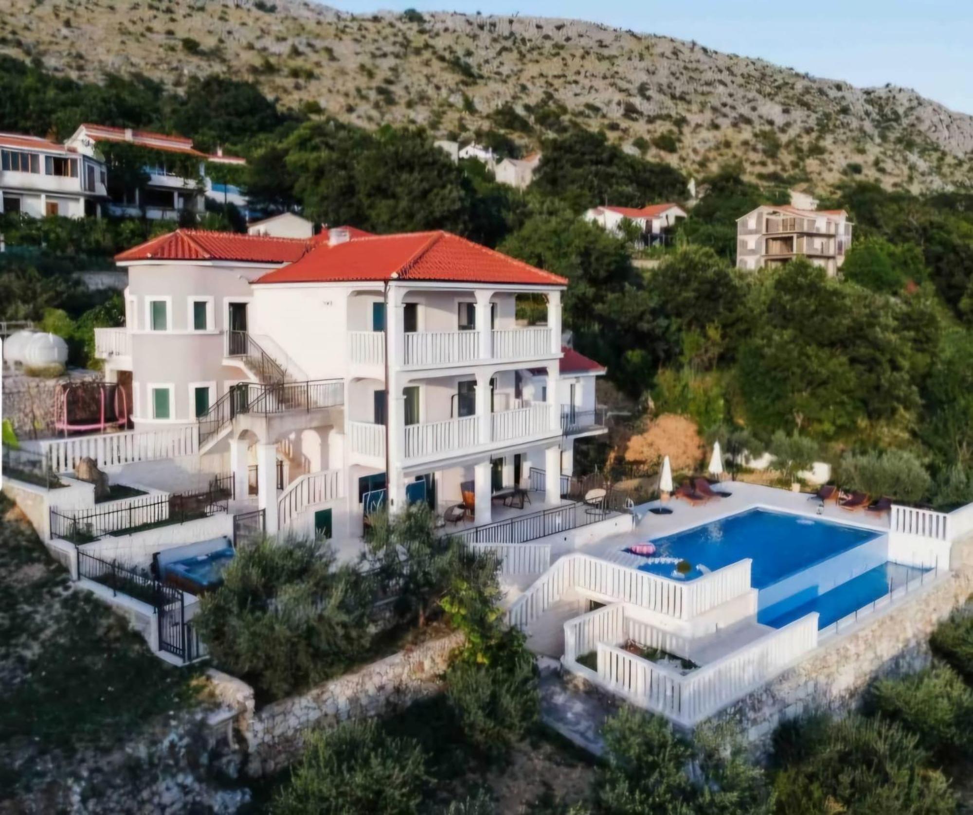 Sea View Luxury Apart Hotel Villa Conte With Swiming Pool And Romantic Spa Подстрана Екстериор снимка